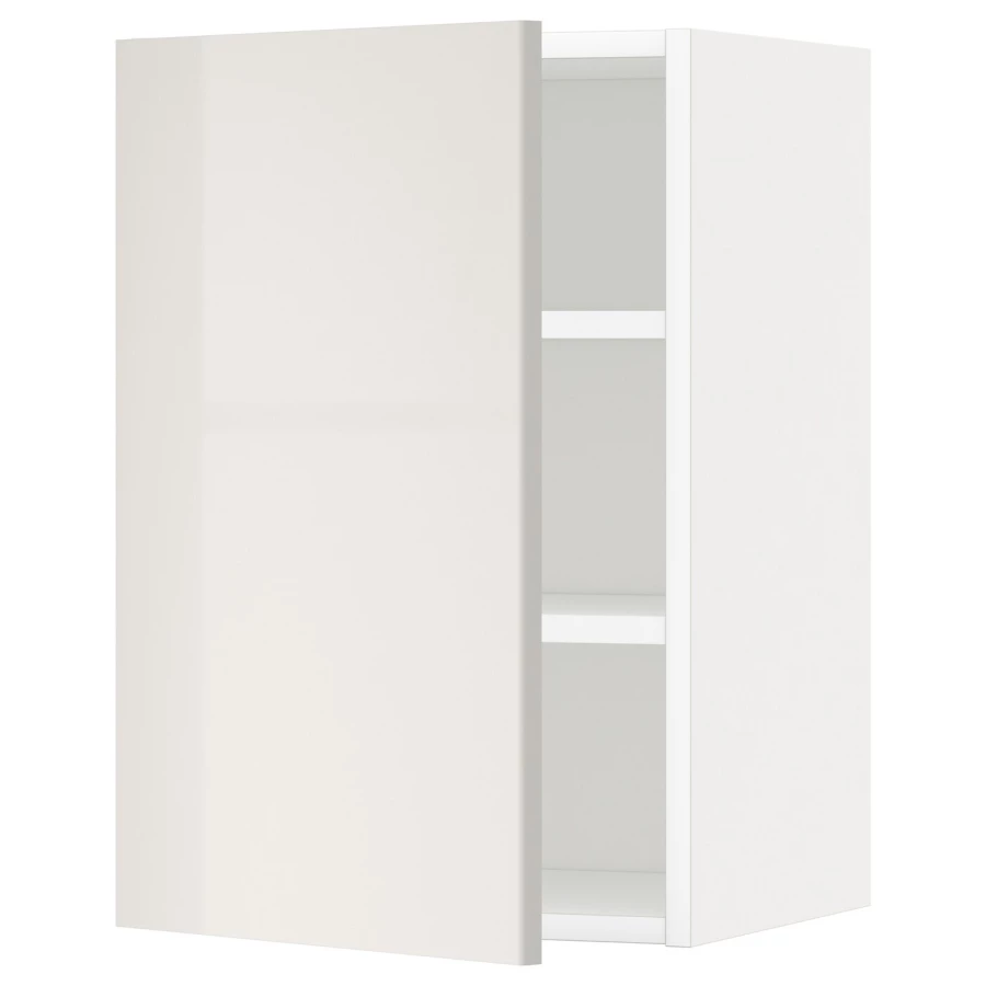 Навесной шкаф с полкой - METOD IKEA/ МЕТОД ИКЕА, 60х40 см, белый (изображение №1)