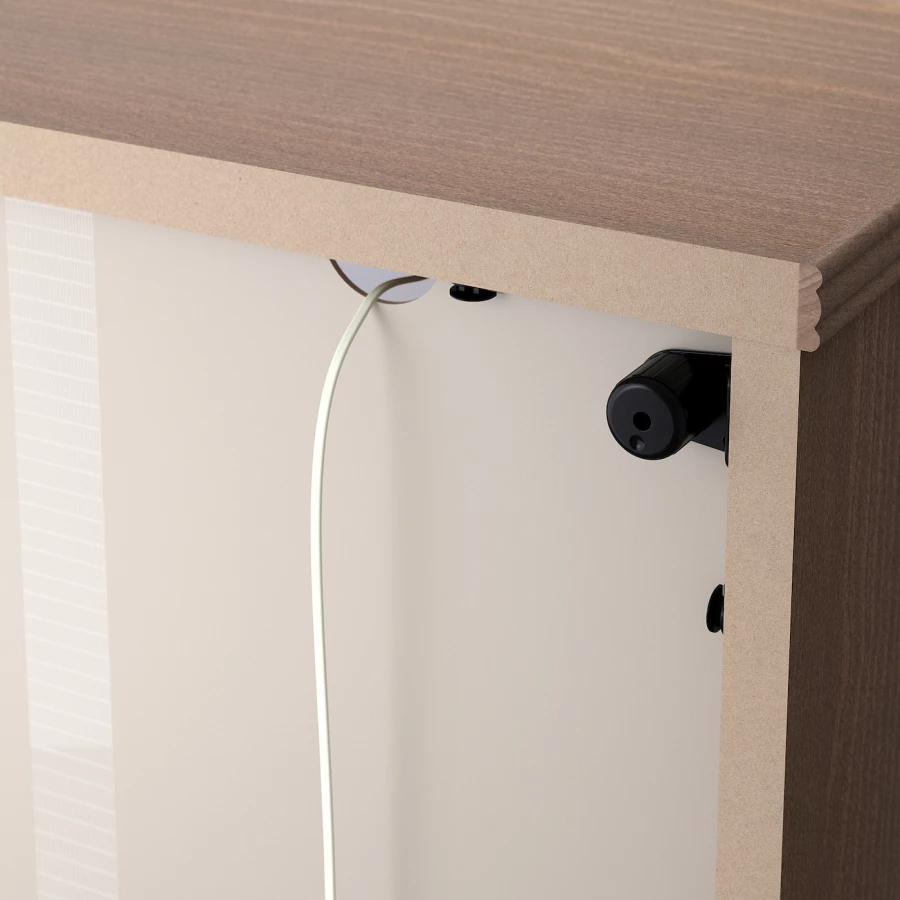 Открытый книжный шкаф - LANESUND IKEA/ЛАНЕСУНД ИКЕА, 37х121х152 см, коричневый (изображение №7)