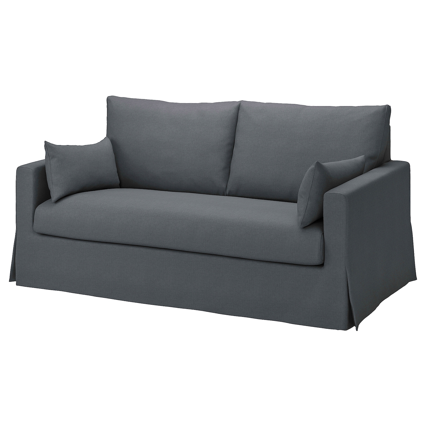 Чехол на 2-местный диван - HYLTARP IKEA/ ХУЛТАРП ИКЕА, серый