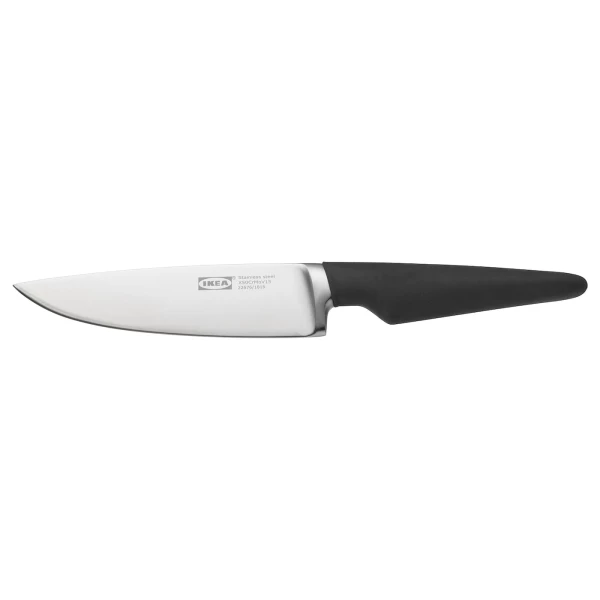 Нож для разделки - IKEA VÖRDA/VORDA, 14 см, черный/серебристый, ВОРДА ИКЕА