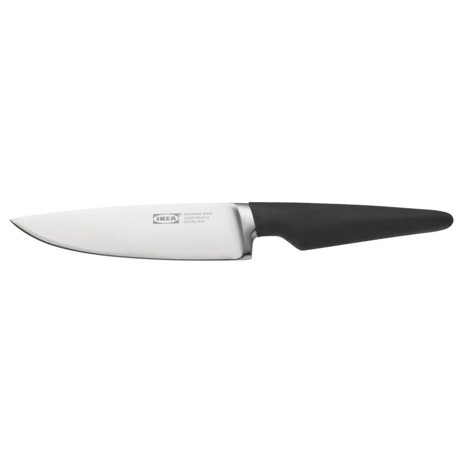 Нож для разделки - IKEA VÖRDA/VORDA, 26см, черный/серебристый, ВОРДА ИКЕА (изображение №1)