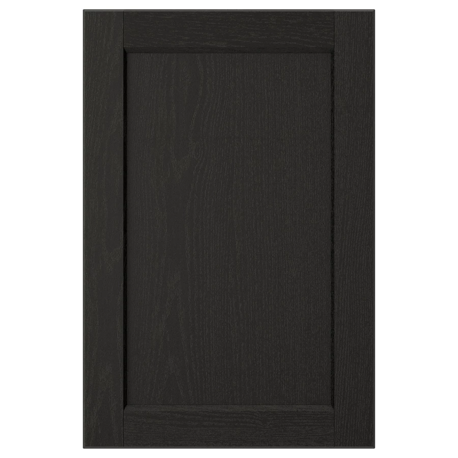 Дверца - IKEA LERHYTTAN, 60х40 см, черный, ЛЕРХЮТТАН ИКЕА (изображение №1)
