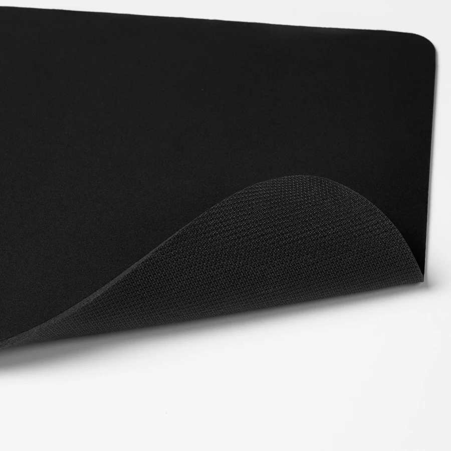 Игровой коврик для мыши  - LÅNESPELARE / LАNESPELARE IKEA/ ЛОНЕСПЕЛАРЕ ИКЕА,  90x40 см, черный (изображение №4)