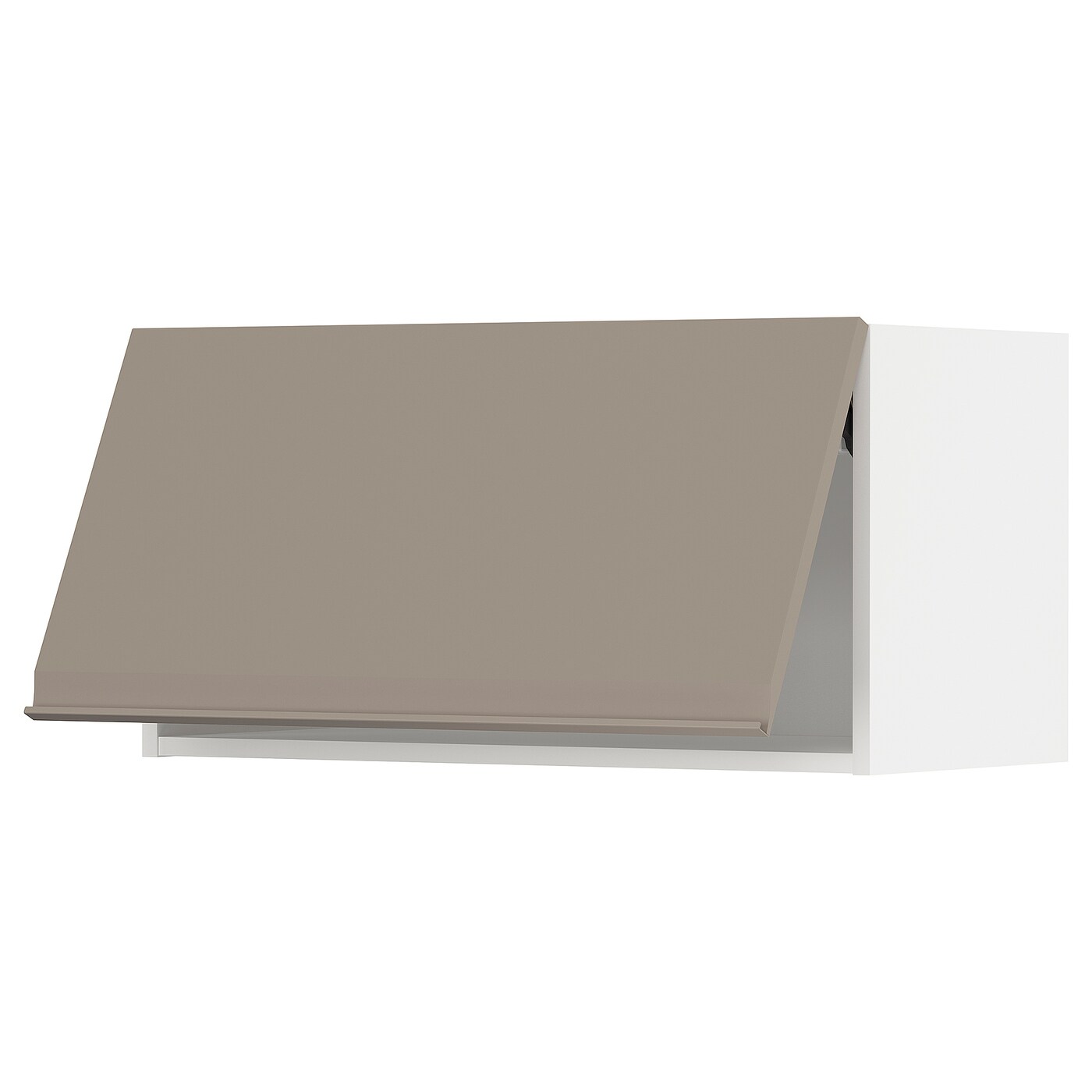 Навесной шкаф - METOD IKEA/ МЕТОД ИКЕА, 40х80 см, белый/светло-коричневый