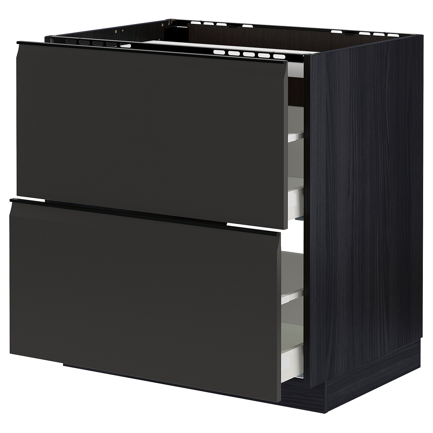 Напольный шкаф  - IKEA METOD MAXIMERA, 88x61,6x80см, черный, МЕТОД МАКСИМЕРА ИКЕА