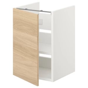 Тумба под умывальник - ENHET  IKEA/ ЭНХЕТ ИКЕА, 40x40x60 см, бежевый/серый