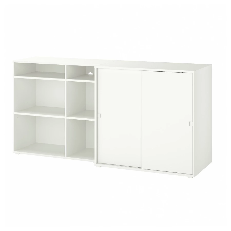 Шкаф - VIHALS  IKEA/ ВИХАЛС ИКЕА, 190x47x90 см, белый (изображение №1)