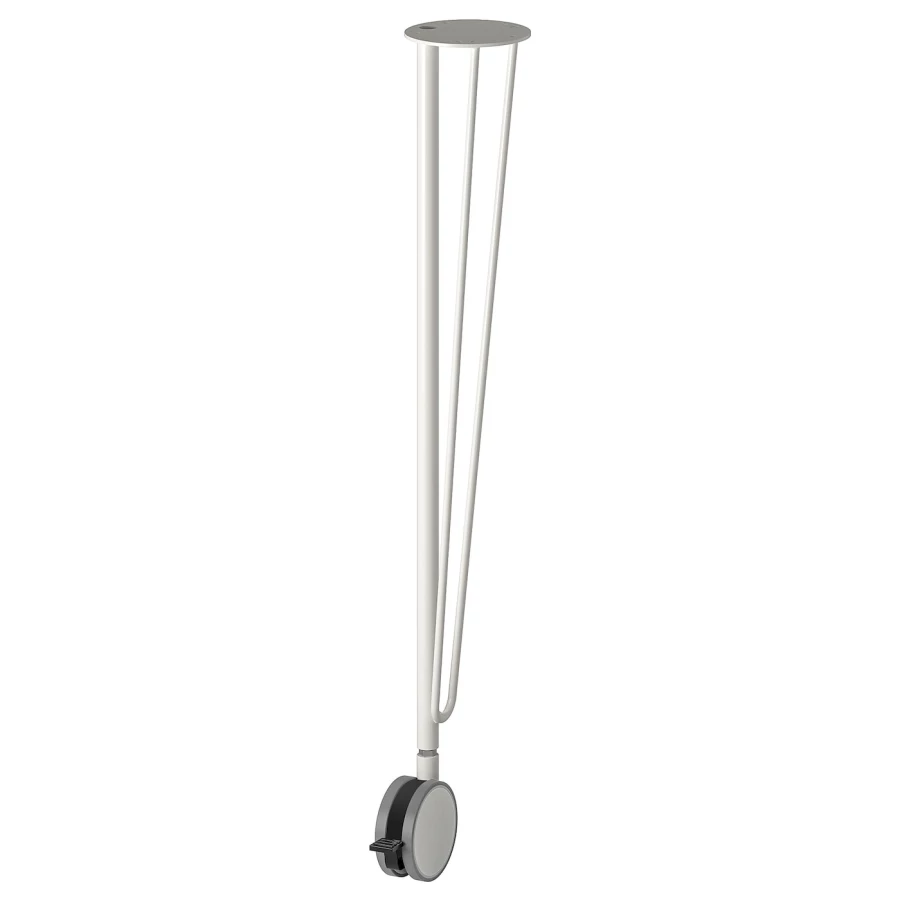 Ножка для стола - IKEA KRILLE, 70 см, белый, КРИЛЛЕ ИКЕА (изображение №1)