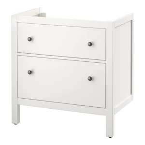 Тумба под умывальник - IKEA HEMNES/ХЕМНЭС ИКЕА, 80x47x83 см, белый