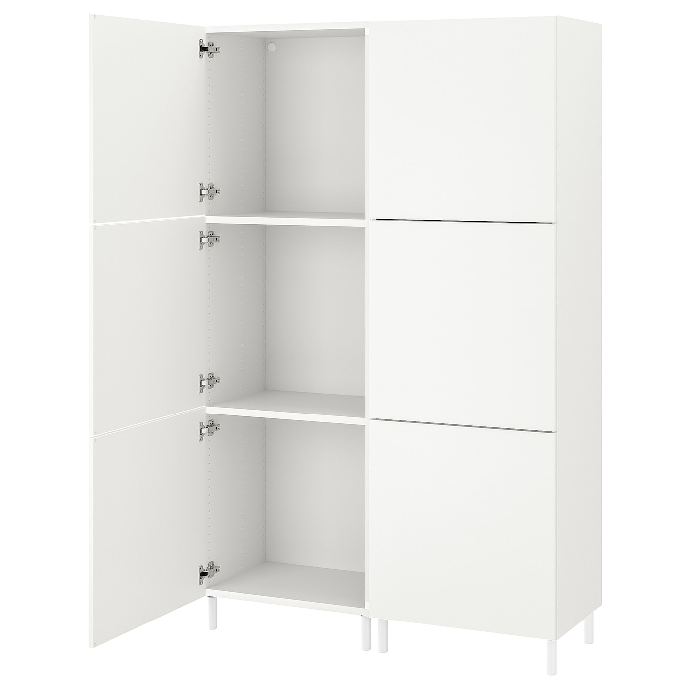 Платяной шкаф - IKEA PLATSA/FONNES  / ПЛАТСА/ФОННЕС ИКЕА, 120x42x191 см, белый