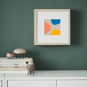 Второе фото. Рамка - IKEA SANNAHED, 25х25 см, под беленый дуб, САННАХЕД ИКЕА