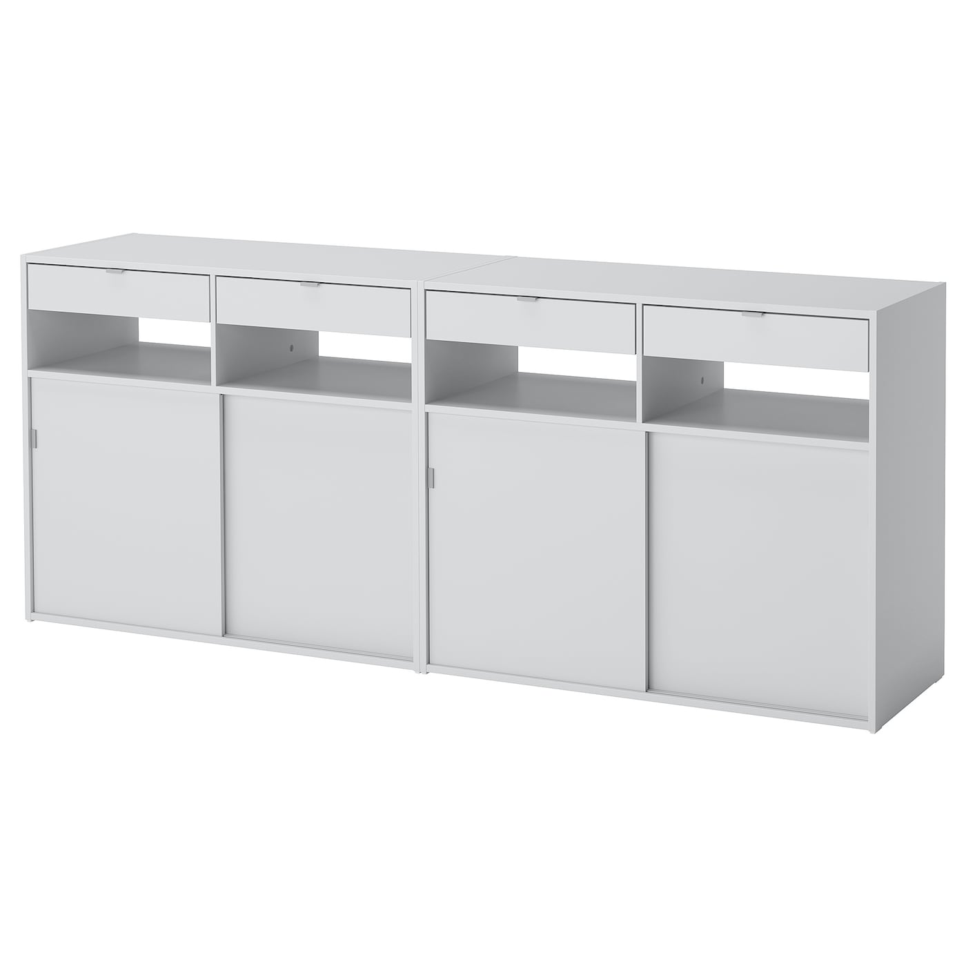 Шкаф -SPIKSMED  IKEA/ СПИКСМЕД ИКЕА, 195х79 см, серый