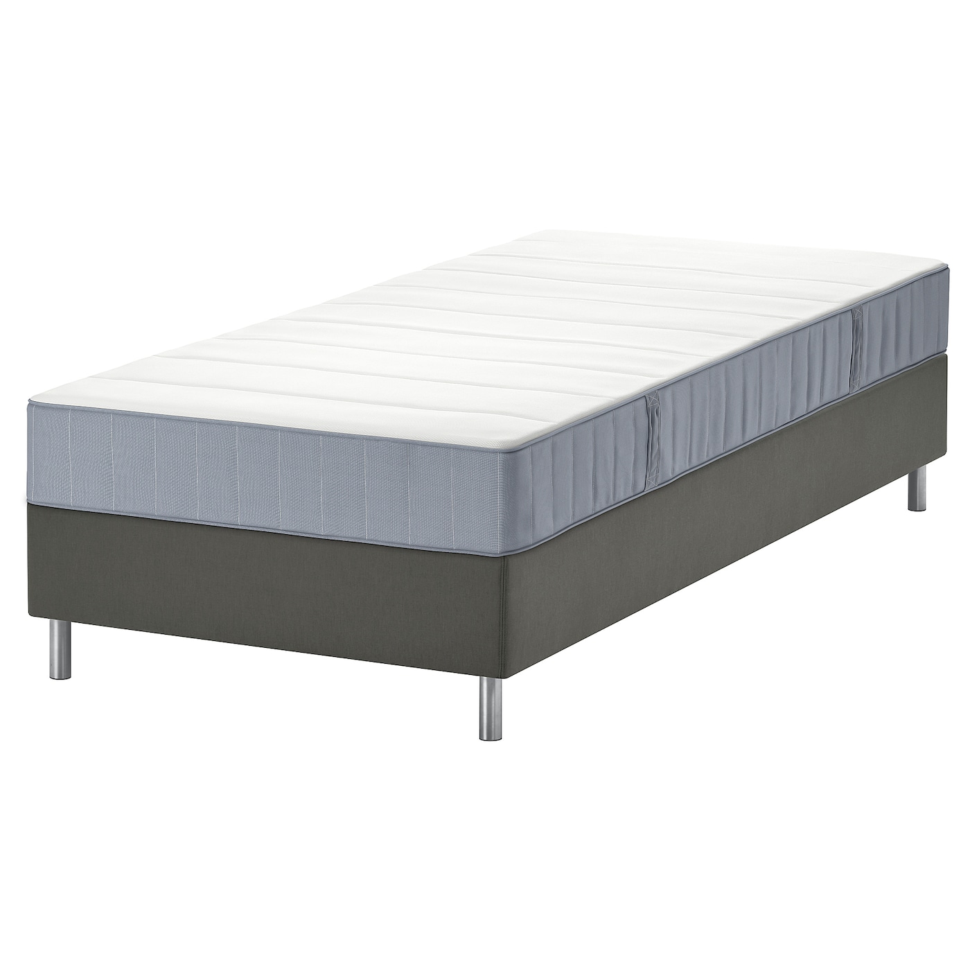 Кровать - LYNGÖR / LYNGОR IKEA/ ЛЮНГЕРЬ ИКЕА,  90х200 см,  серый