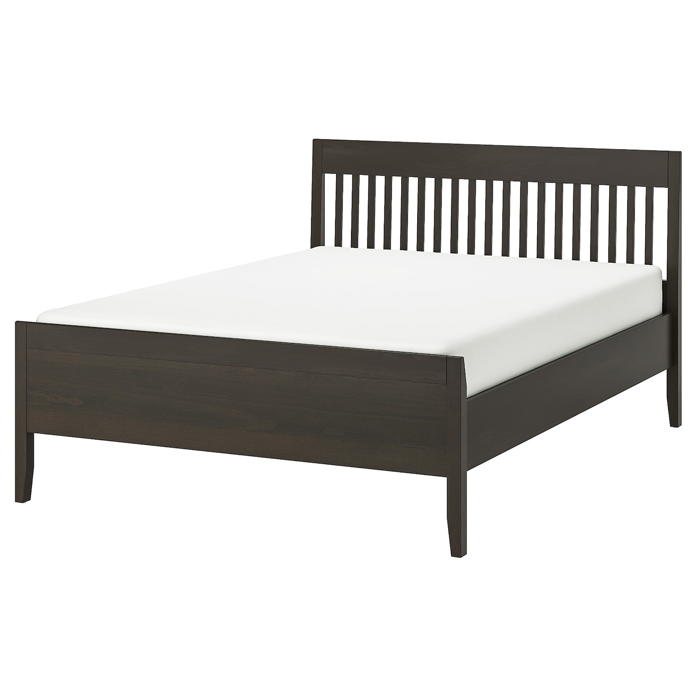 Каркас кровати - IKEA IDANÄS/IDANAS, 200х140 см, темно-коричневый, ИДАНЭС ИКЕА