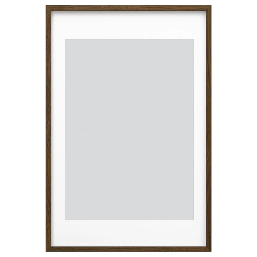 Рамка - IKEA RÖDALM/RODALM/РОДАЛЬМ ИКЕА, 91х61 см, белый/коричневый (изображение №1)