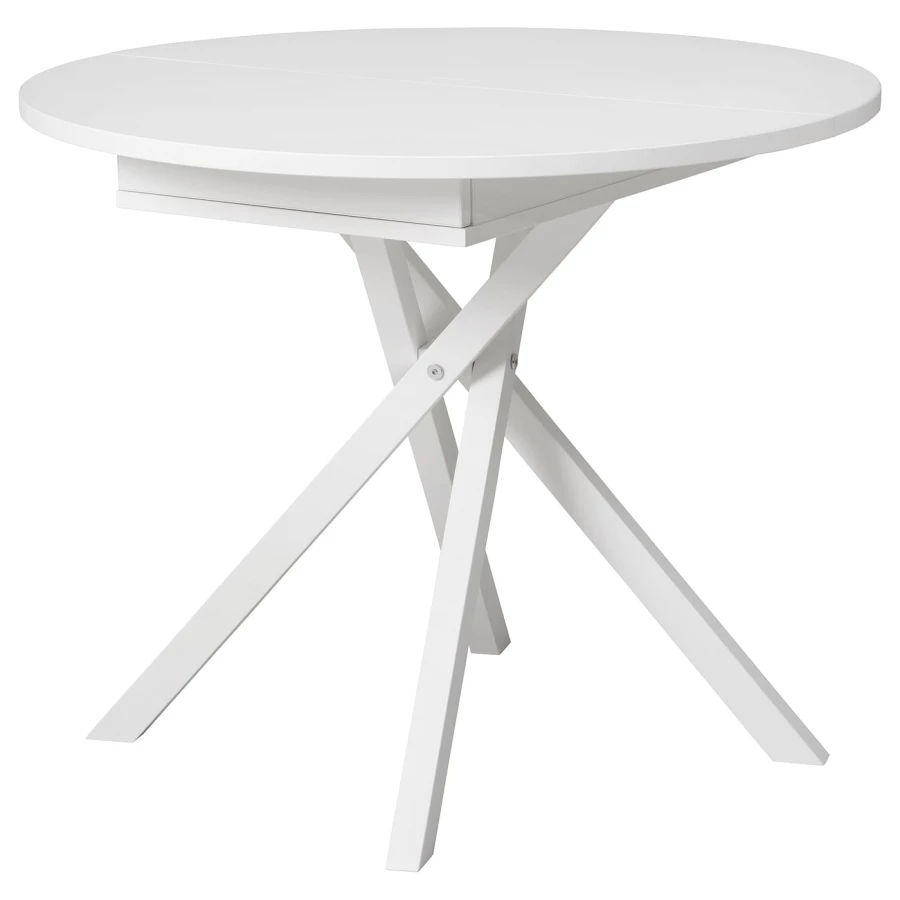 Раздвижной стол - IKEA GRANSTORP, 90х90х75 см, белый, ГРАНСТОРП ИКЕА (изображение №1)