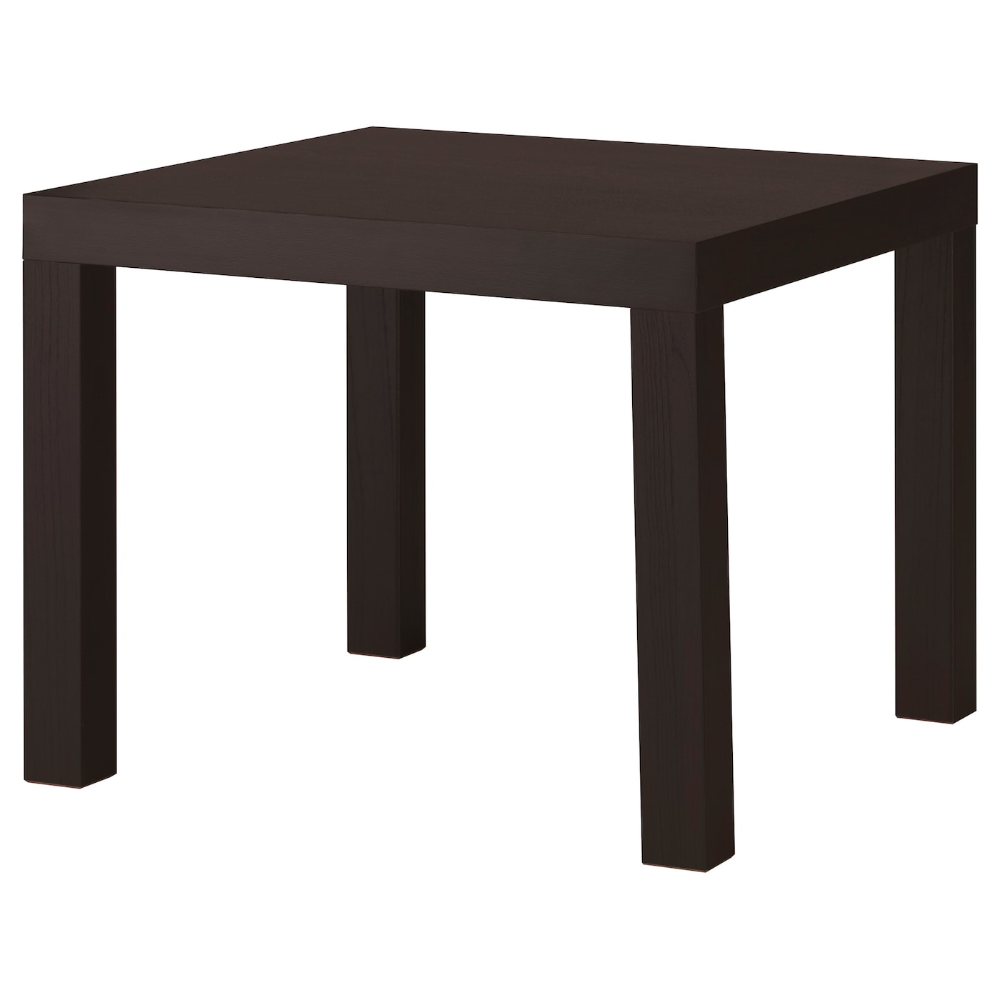 Приставной столик - IKEA LACK/ЛАКК ИКЕА, 55x55х45 см, коричневый