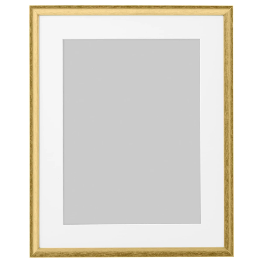 Рамка - IKEA SILVERHÖJDEN/SILVERHOJDEN, 40х50 см, золотой цвет, СИЛВЕРХОЙДЕН ИКЕА (изображение №1)
