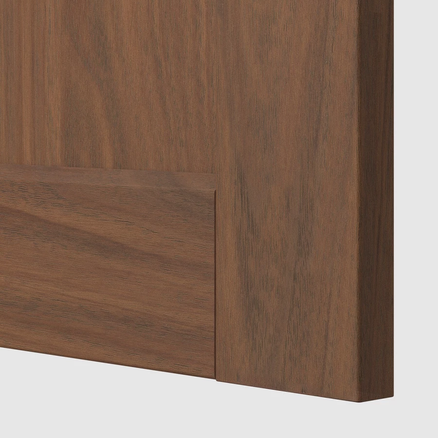 Высокий шкаф - IKEA METOD/MAXIMERA/МЕТОД/МАКСИМЕРА ИКЕА, 240х60х40 см, черный/коричневый (изображение №2)