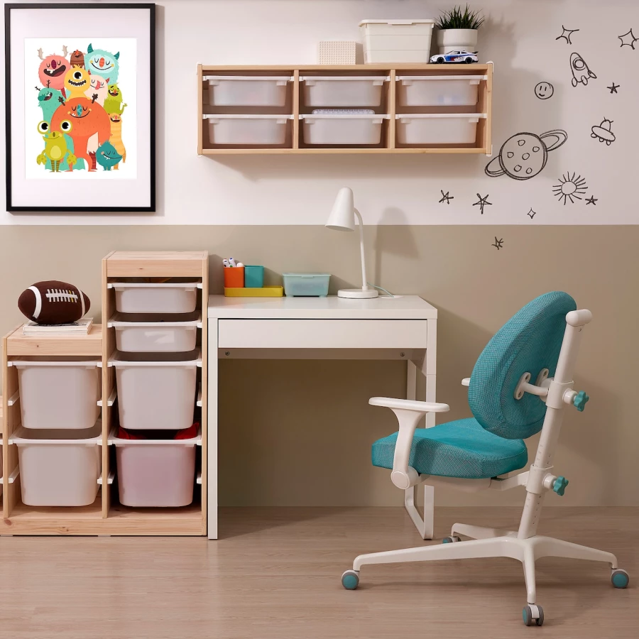Детский стол и стул - IKEA MICKE/GUNRIK, белый, Микке/Гунрик ИКЕА (изображение №4)