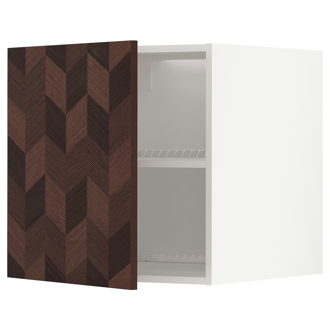 Шкаф для холодильника/морозильной камеры - METOD  IKEA/  МЕТОД ИКЕА, 60х60 см, белый/коричневый