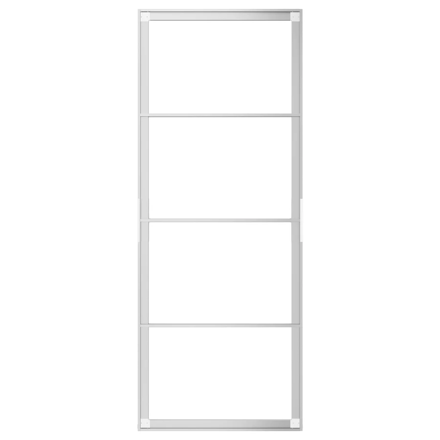 Пара рам раздвижных дверей - SKYTTA IKEA/ СКЮТТА ИКЕА, 77х196 см, серебрянный (изображение №1)