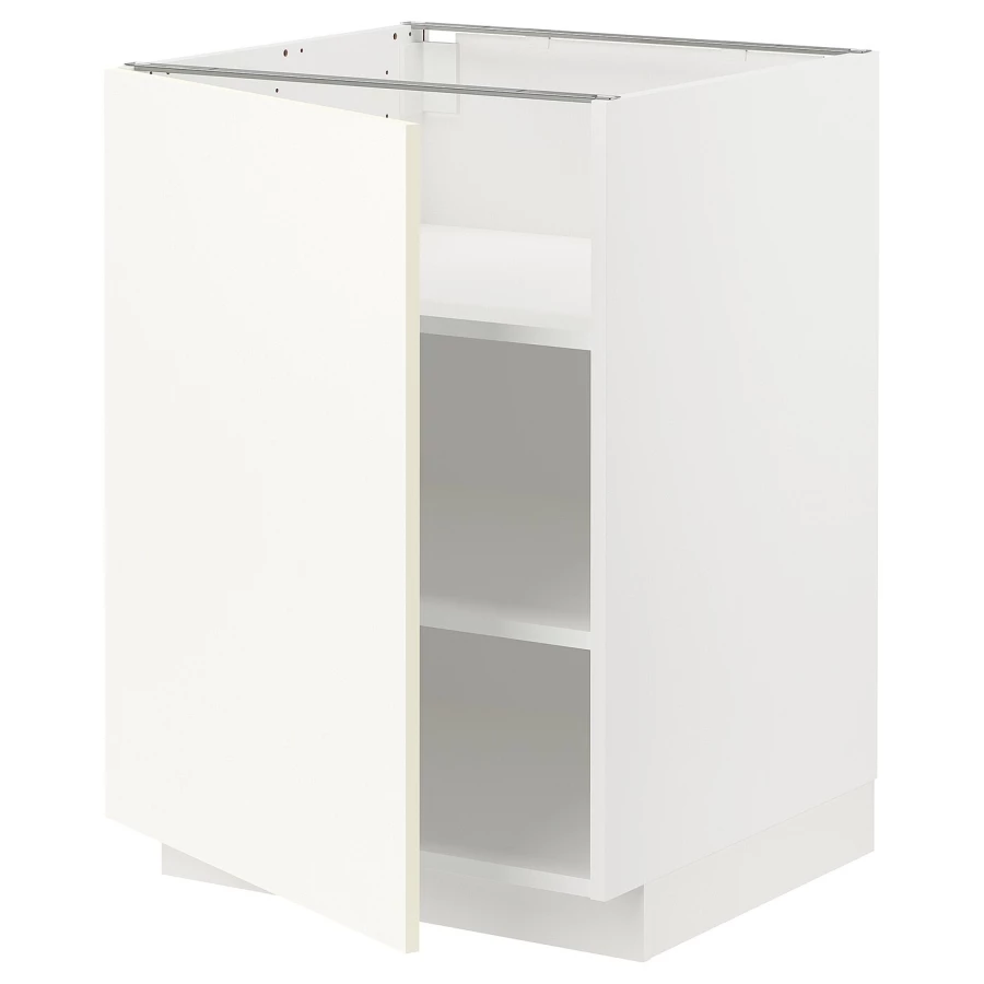 Напольный шкаф  - IKEA METOD, 88x62x60см, белый, МЕТОД ИКЕА (изображение №1)
