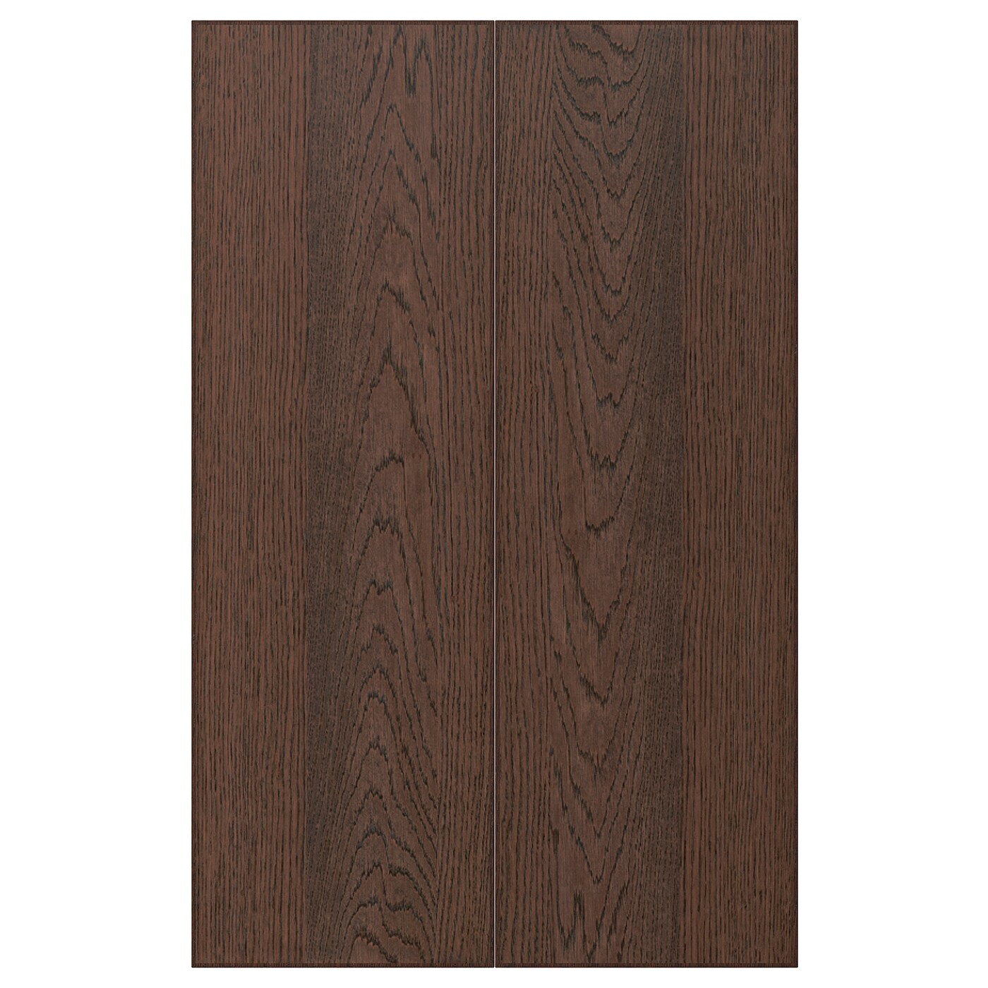 Дверца, 2 шт. - IKEA SINARP, 80х25 см, коричневый, СИНАРП ИКЕА