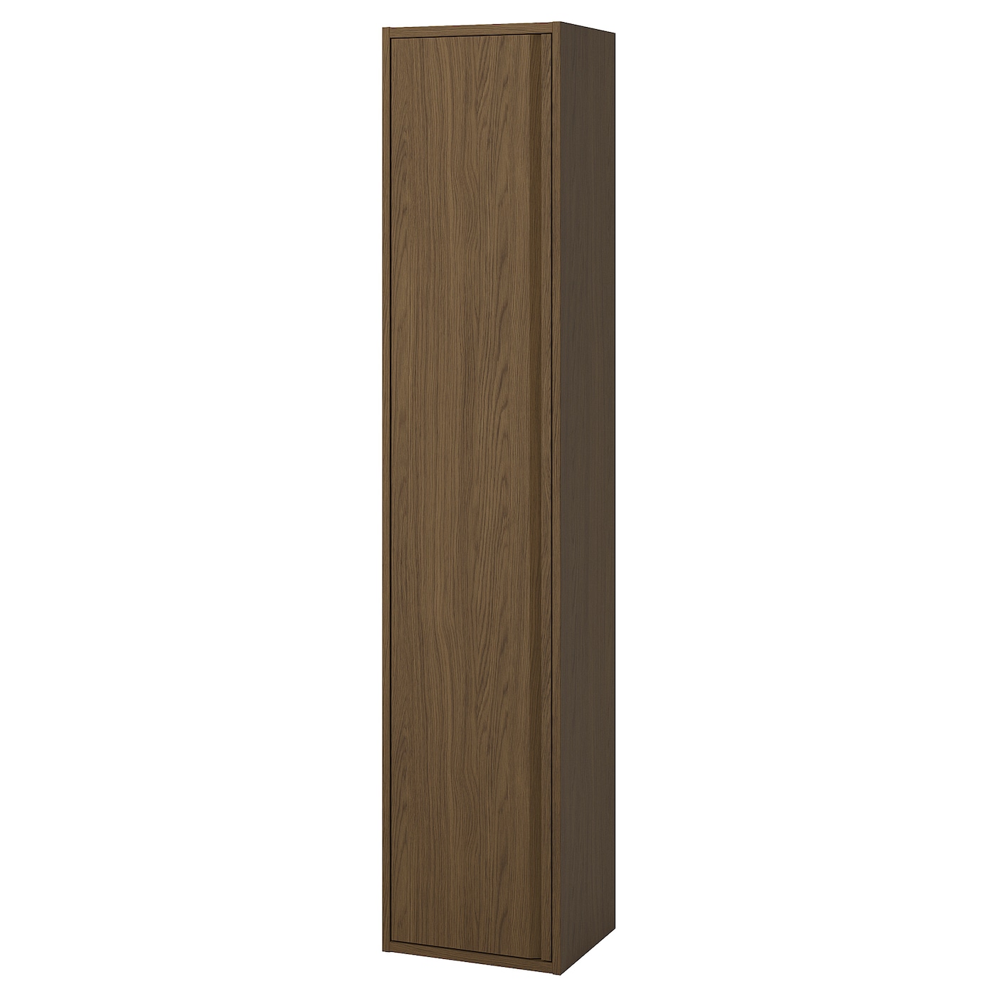 Высокий шкаф с дверцами/ящиками - IKEA ÄNGSJÖN/ANGDJON/ЭНГСЬЕН ИКЕА, 195х35х40 см, коричневый