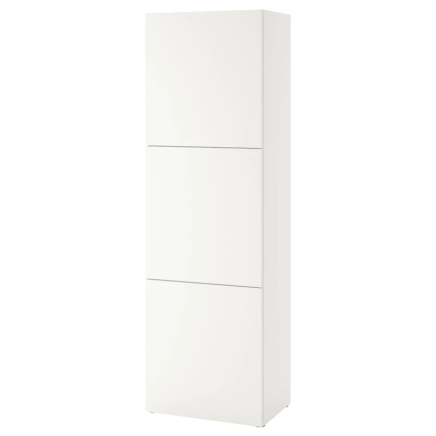 Шкаф - IKEA BESTÅ/BESTA/ БЕСТО ИКЕА, 60x42x193 см, белый (изображение №1)