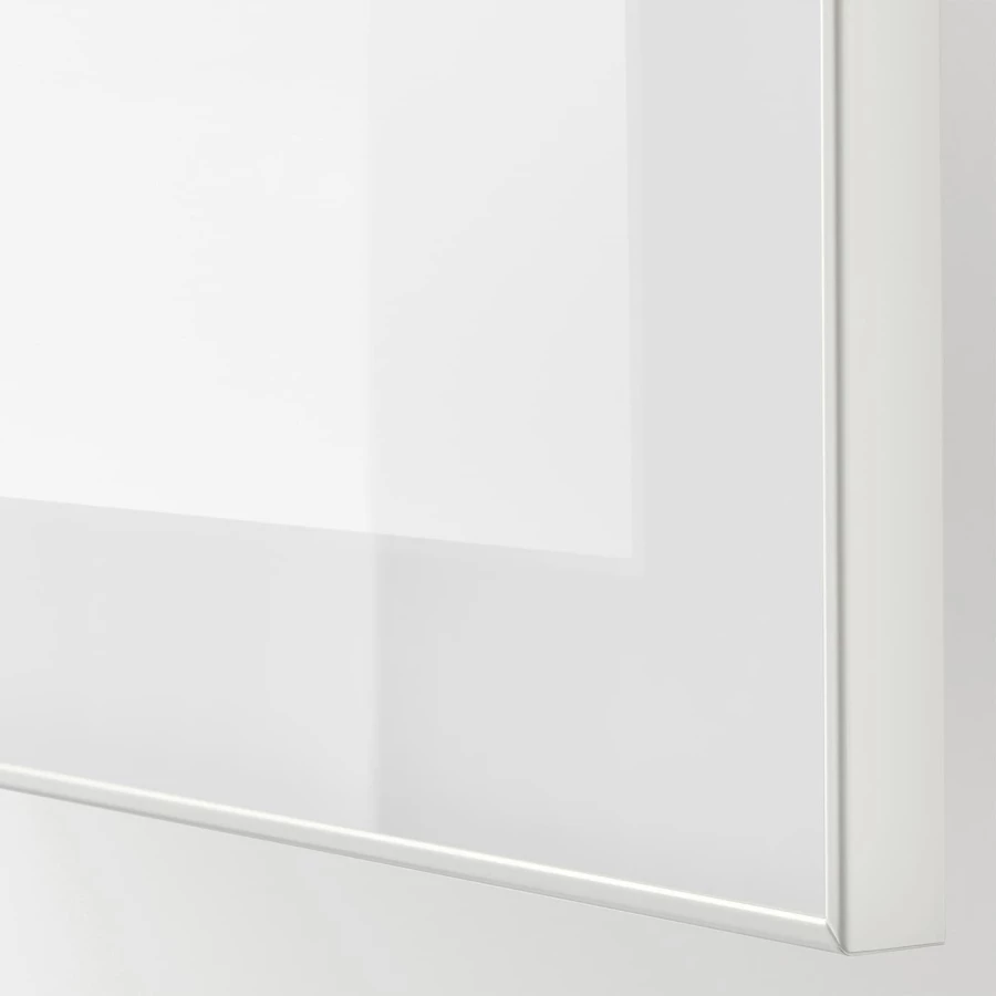 Настенный шкаф - BESTÅ / BESTА IKEA/  БЕСТА ИКЕА,  60х38 см, белый (изображение №2)