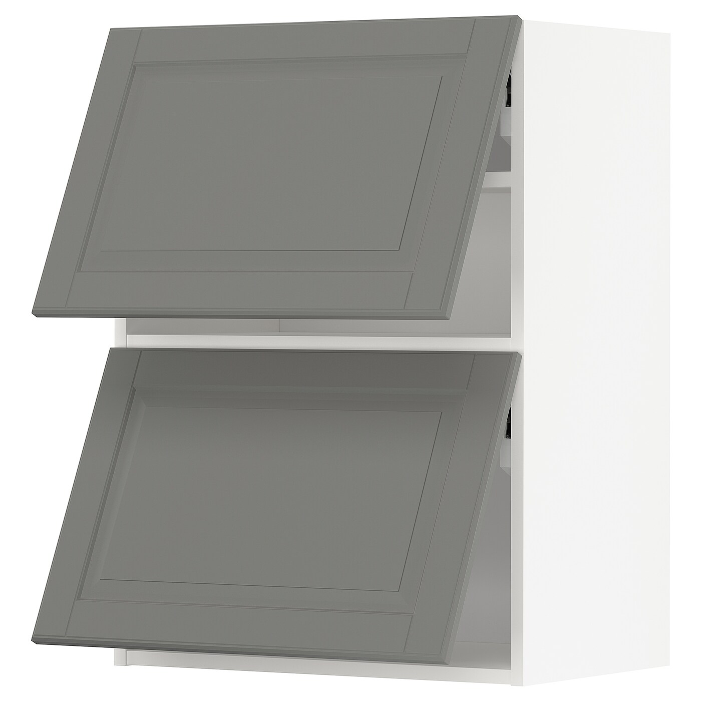 Навесной шкаф - METOD IKEA/ МЕТОД ИКЕА, 80х60 см, белый/серый