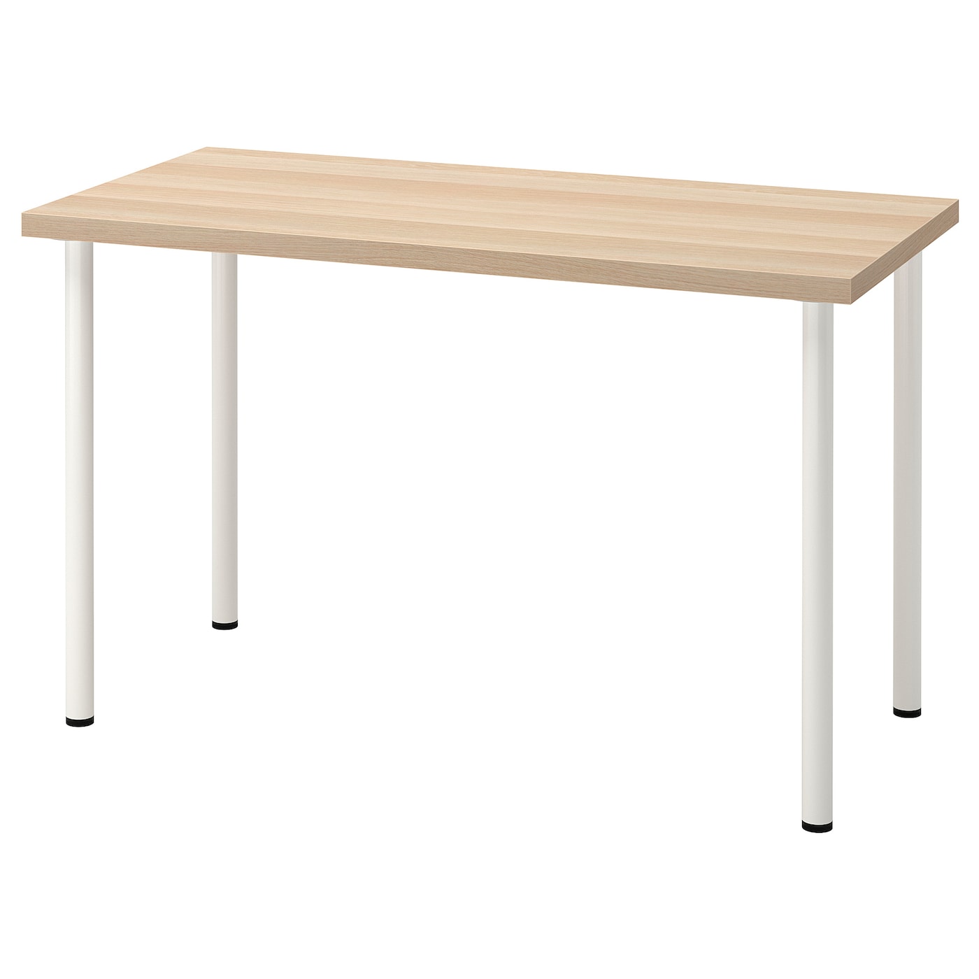 Письменный стол - IKEA LAGKAPTEN/ADILS, 120х60 см, под беленый дуб/белый, ЛАГКАПТЕН/АДИЛЬС ИКЕА