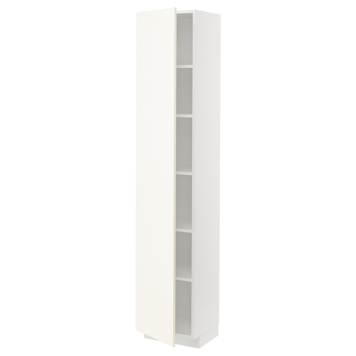 Высокий шкаф - IKEA METOD/МЕТОД ИКЕА, 200х37х40 см, белый