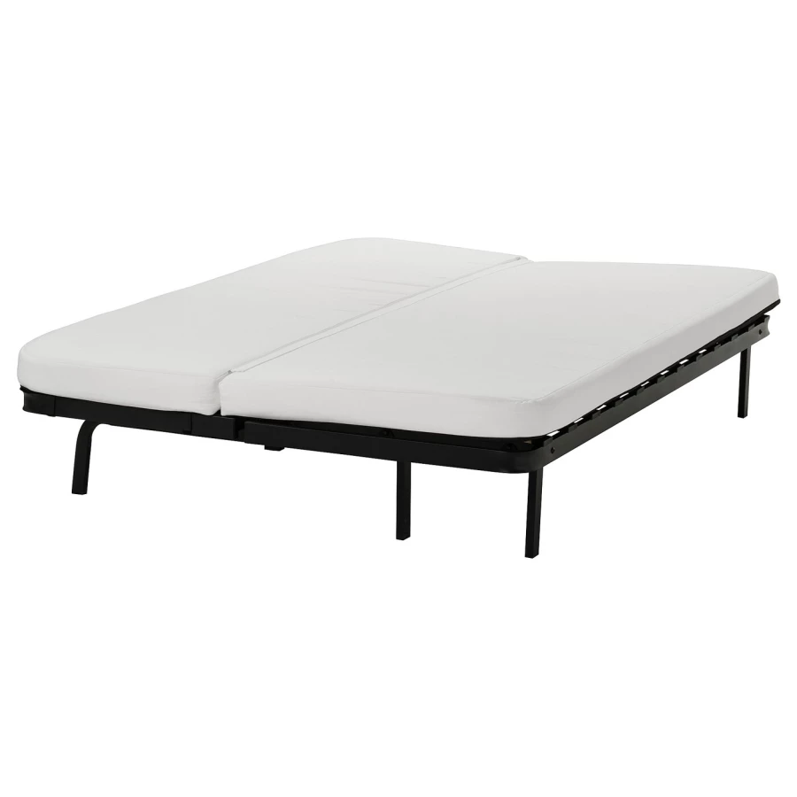 Матрас для двуспальной кровати - NYHAMN IKEA/НИХАМН ИКЕА  140x200 см, белый (изображение №3)