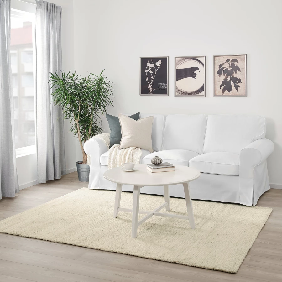 Ковер - IKEA ENGELSBORG/ЭНГЕЛЬСБОРГ ИКЕА, 230х160 см, бежевый (изображение №3)