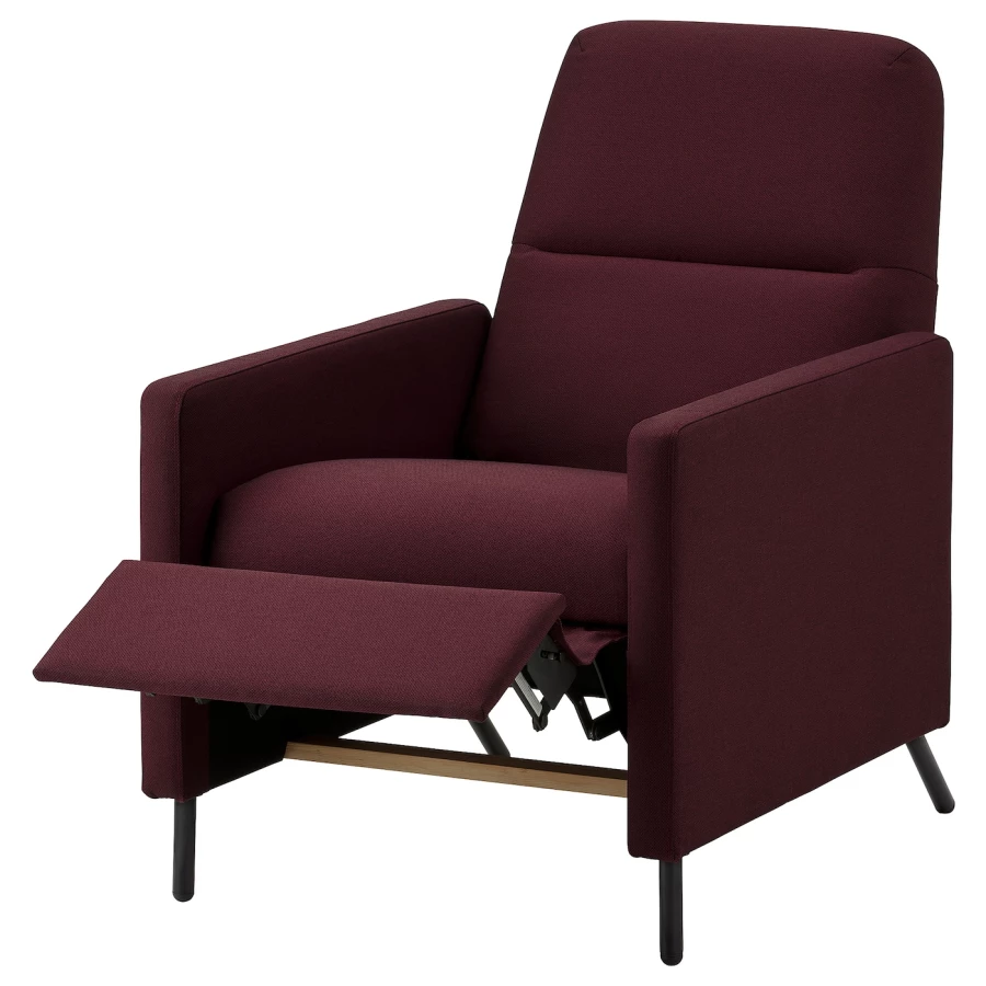 Кресло - IKEA GISTAD, 66х84х96 см, бордовый, ГИСТАД ИКЕА (изображение №2)