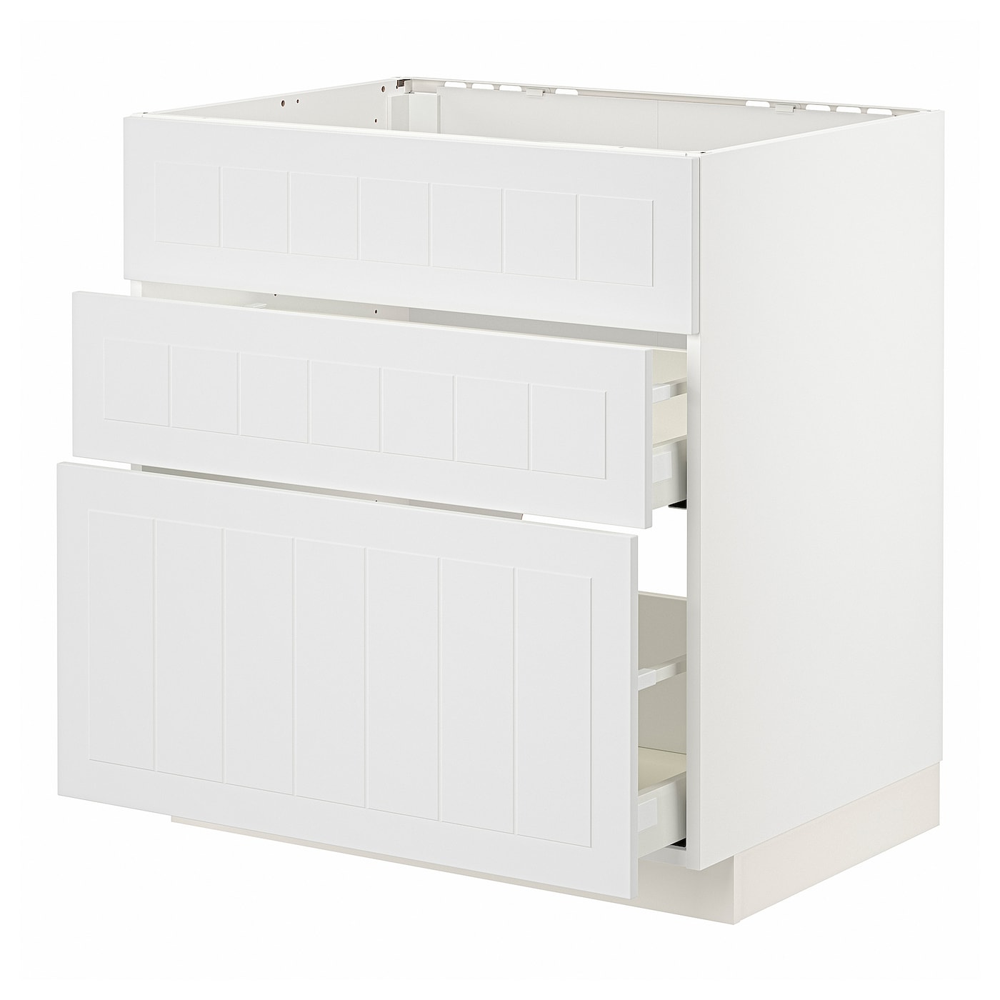 Напольный кухонный шкаф  - IKEA METOD MAXIMERA, 88x61,9x80см, белый, МЕТОД МАКСИМЕРА ИКЕА