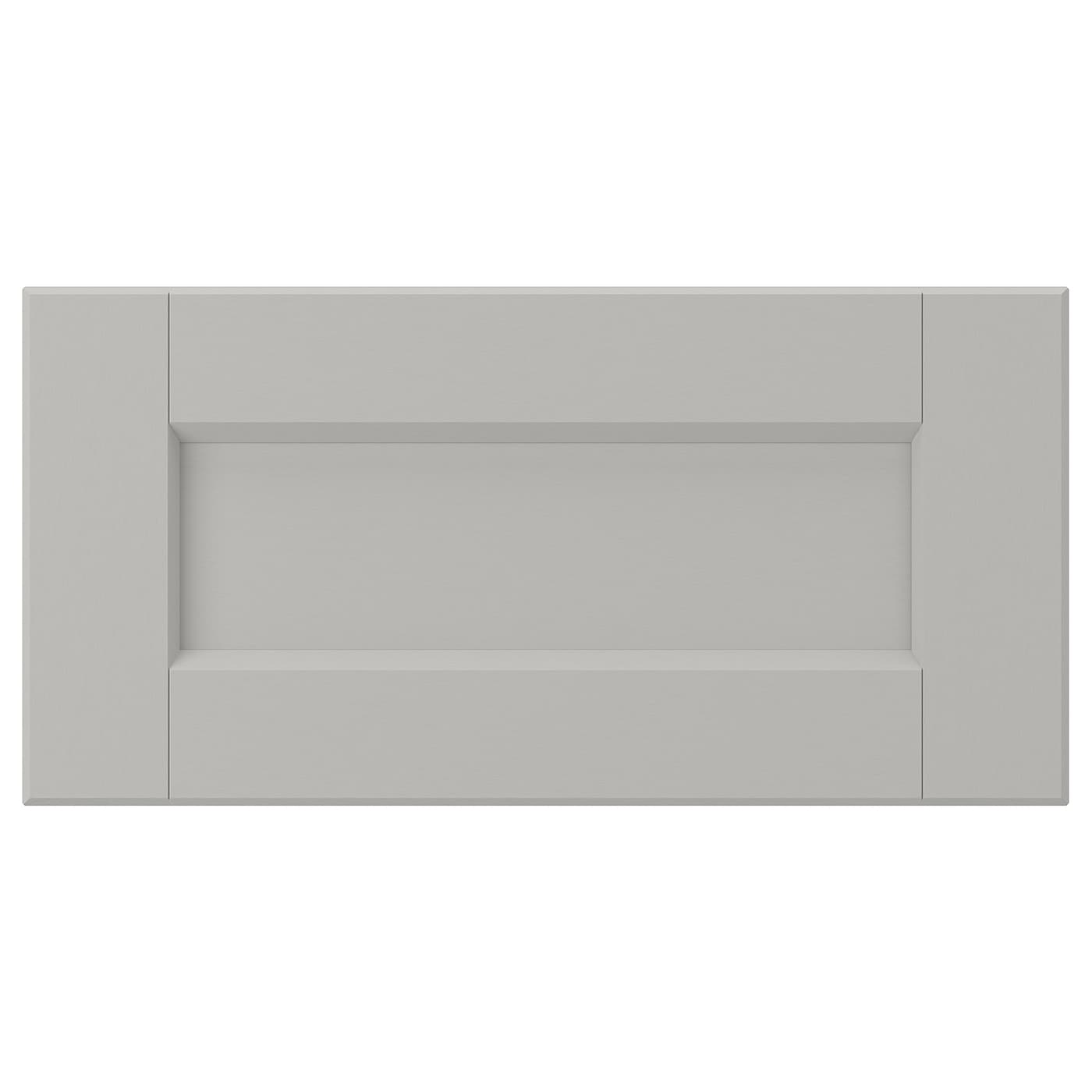 Фасад ящика - IKEA LERHYTTAN, 20х40 см, светло-серый, ЛЕРХЮТТАН ИКЕА
