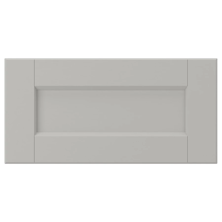 Фасад ящика - IKEA LERHYTTAN, 20х40 см, светло-серый, ЛЕРХЮТТАН ИКЕА (изображение №1)