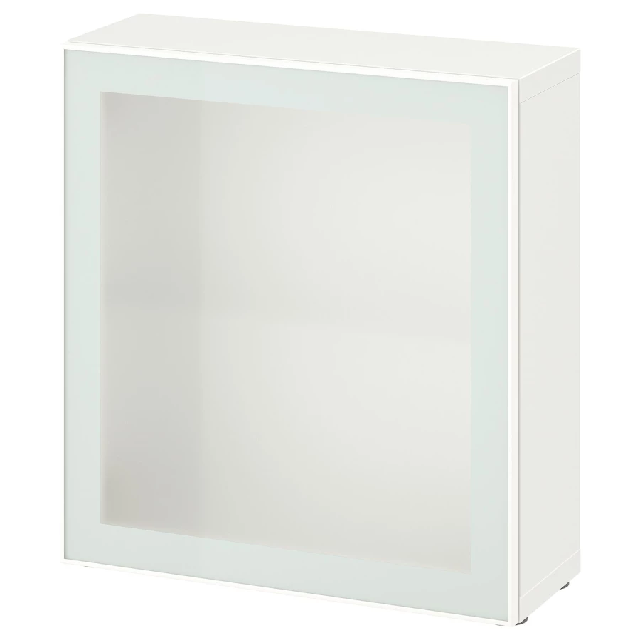 Шкаф - IKEA BESTÅ/BESTA/ БЕСТО ИКЕА, 60x22x64  см, белый (изображение №1)
