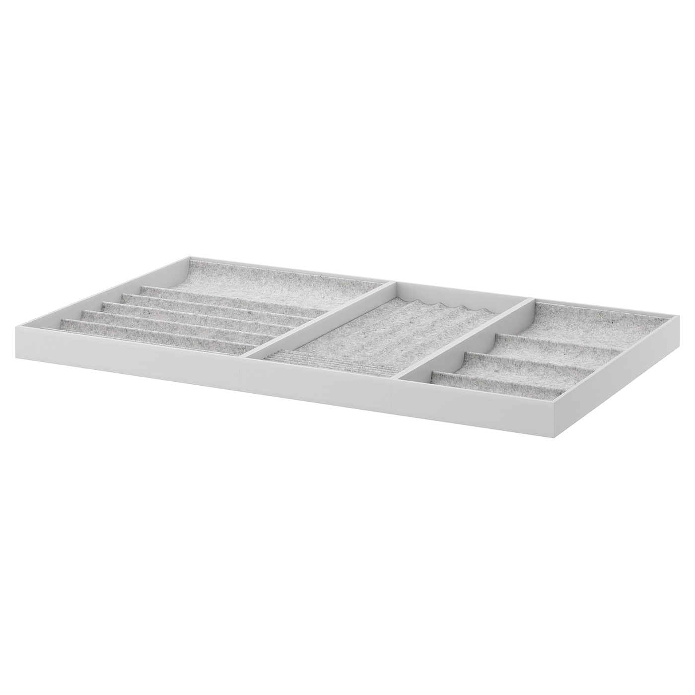 Вставка для выдвижного ящика - IKEA KOMPLEMENT/ КОМПЛИМЕНТ ИКЕА, 100x58 см, серый