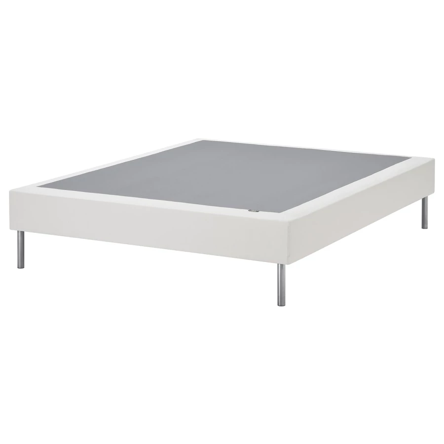 Каркас кровати - LYNGÖR / LYNGОR IKEA/ ЛЮНГЕРЬ ИКЕА, 160х200 см, белый (изображение №1)