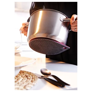 Второе фото. Подставка под горячее - IKEA GUNSTIG/IKEA 365+, 21х18 см, темно-серый/красный, ИКЕА 365+/ГУНСТИГ ИКЕА