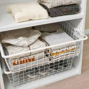 Второе фото. Выдвижная направляющая для корзин - HJÄLPA/HJАLPA IKEA/ ХЭЛПА ИКЕА, 55 см, белый