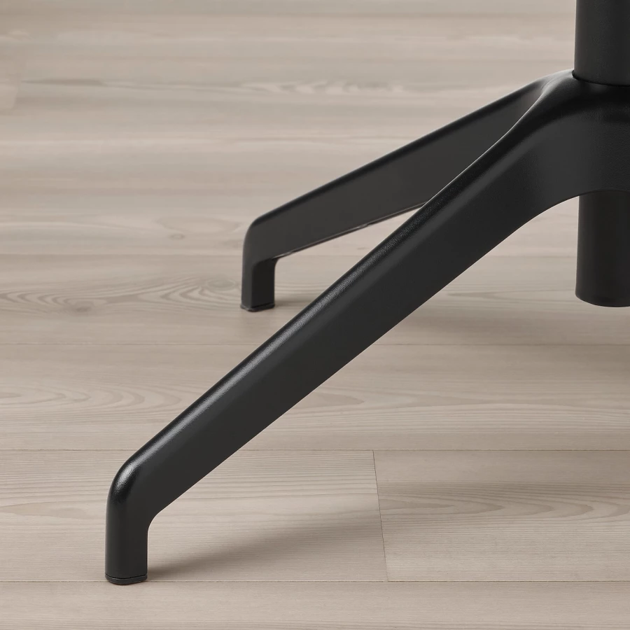 Конференц-стул на колесиках - IKEA FJÄLLBERGET/FJALLBERGET/ФЬЕЛЬБЕРГЕТ ИКЕА, 67х86х67 см, черный/темно-серый (изображение №6)