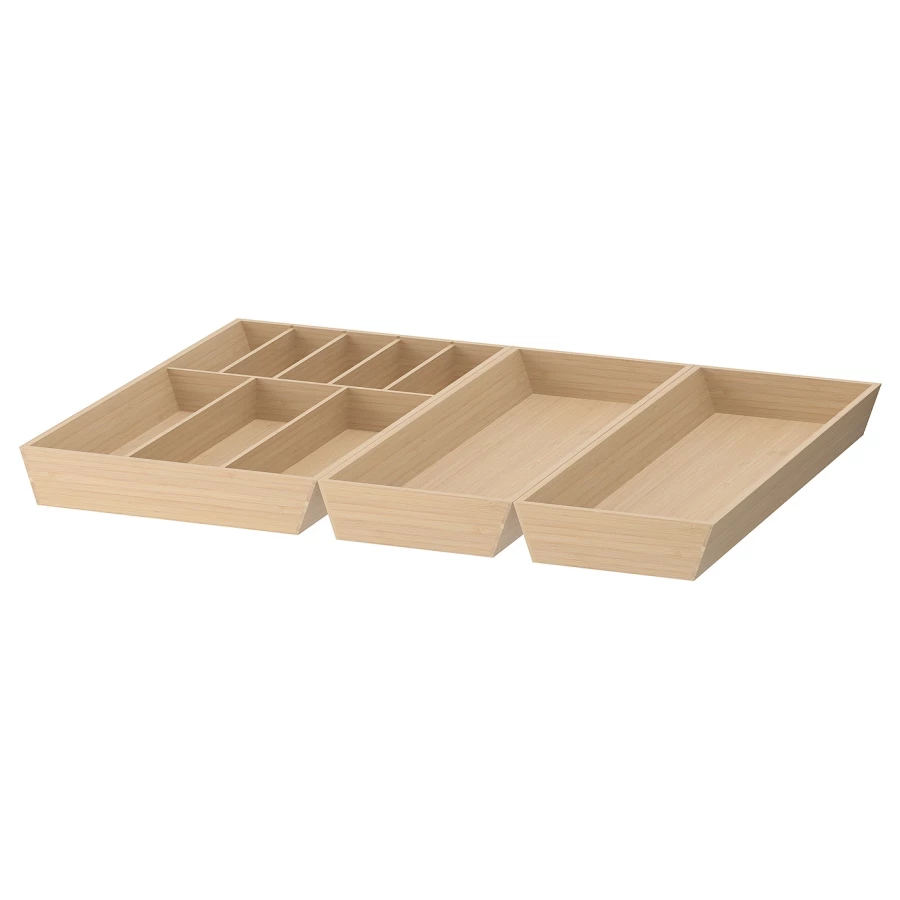 Лоток для столовых приборов - IKEA UPPDATERA, 72х50 см, бамбук, УППДАТЕРА ИКЕА (изображение №1)