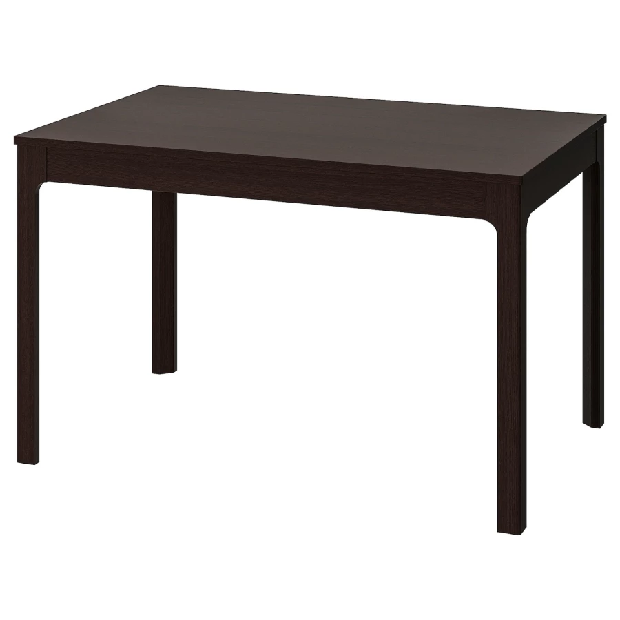 Раздвижной обеденный стол - IKEA EKEDALEN, 120/180х80 см, темно-коричневый, ЭКЕДАЛЕН ИКЕА (изображение №1)
