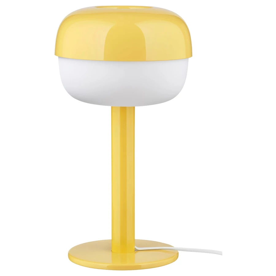 Настольная лампа - BLÅSVERK /BLАSVERK IKEA/ БЛОСВЕРК ИКЕА, желтый (изображение №1)