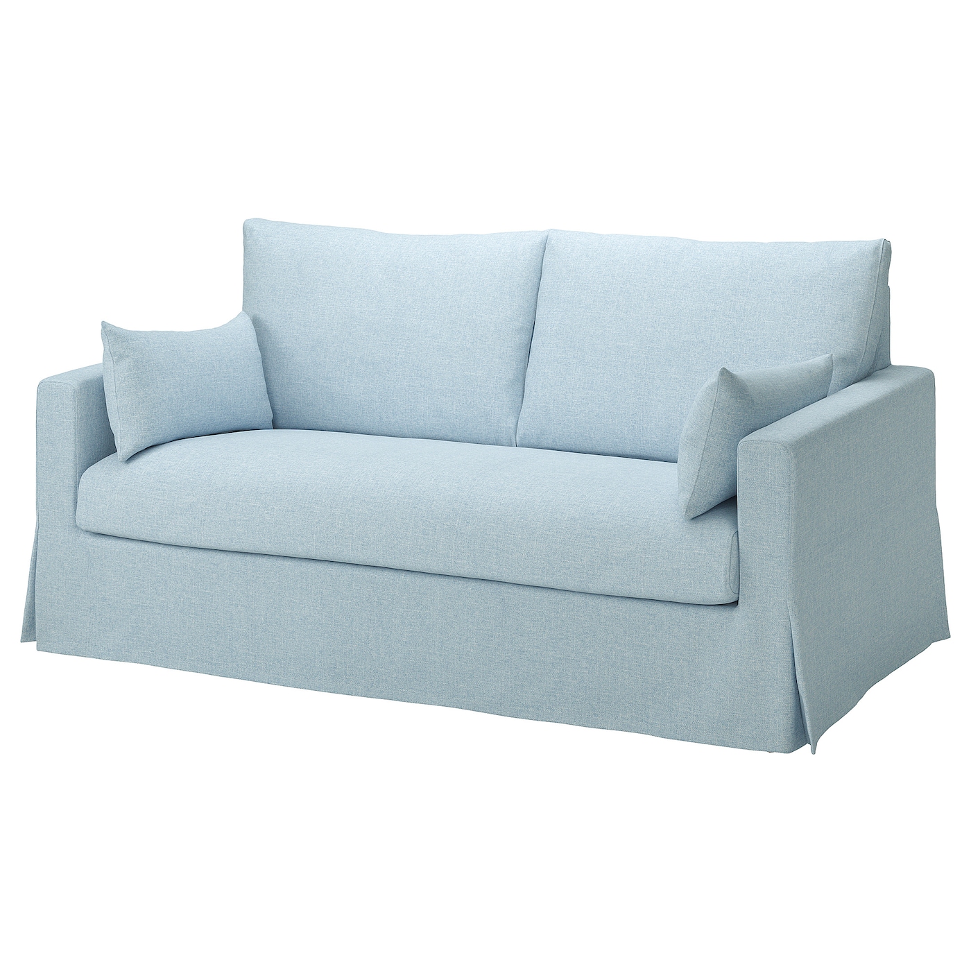 Чехол на 2-местный диван - HYLTARP IKEA/ ХУЛТАРП ИКЕА, голубой